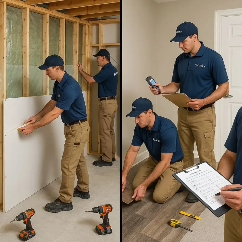 Repairs and Reconstruction process in Corinth, NY